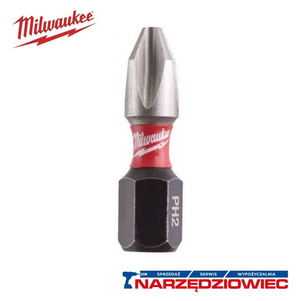 MILWAUKEE BIT SHOCKWAVE CD PH2 25MM