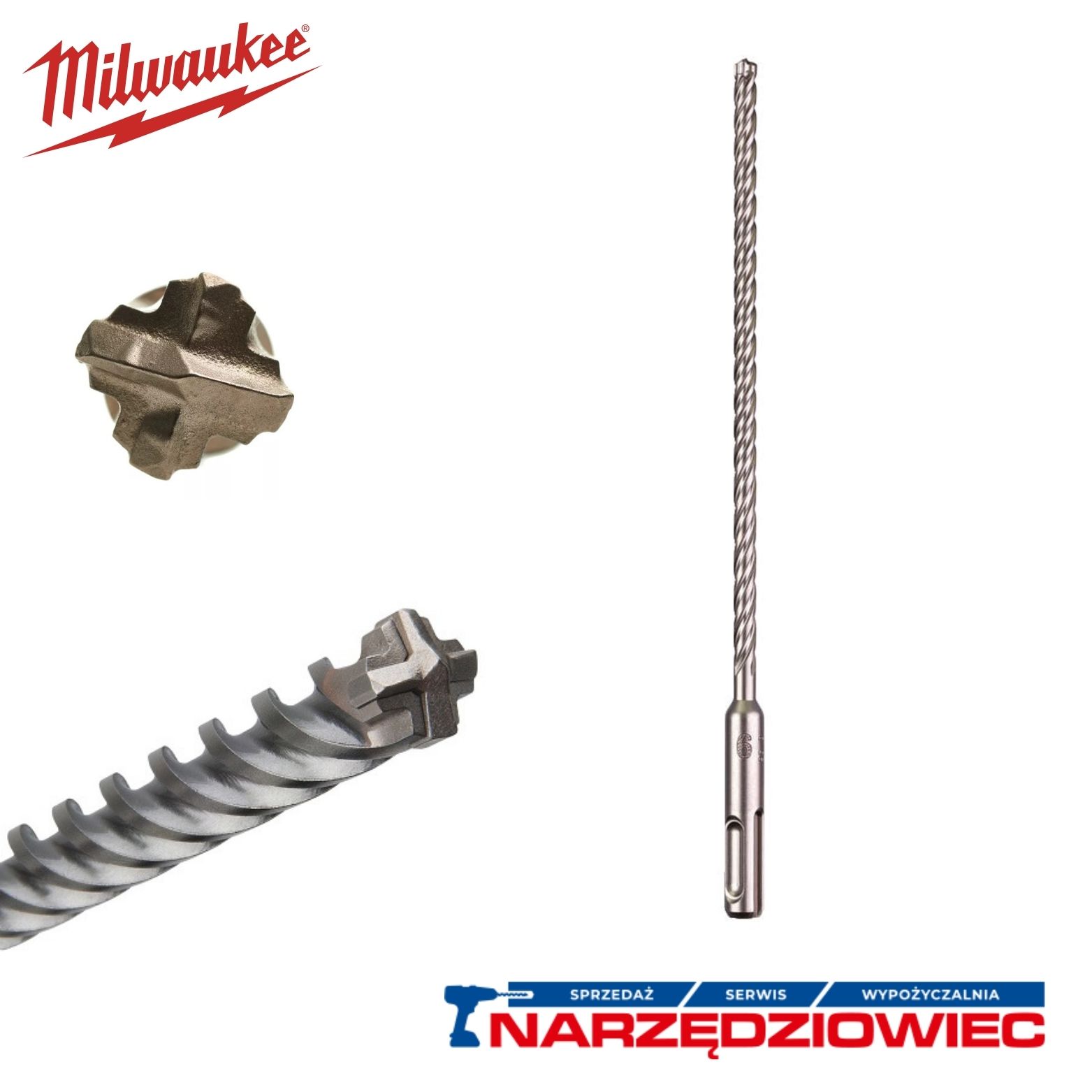 MILWAUKEE WIERTŁO MX4 SDS-PLUS 6/150/215MM