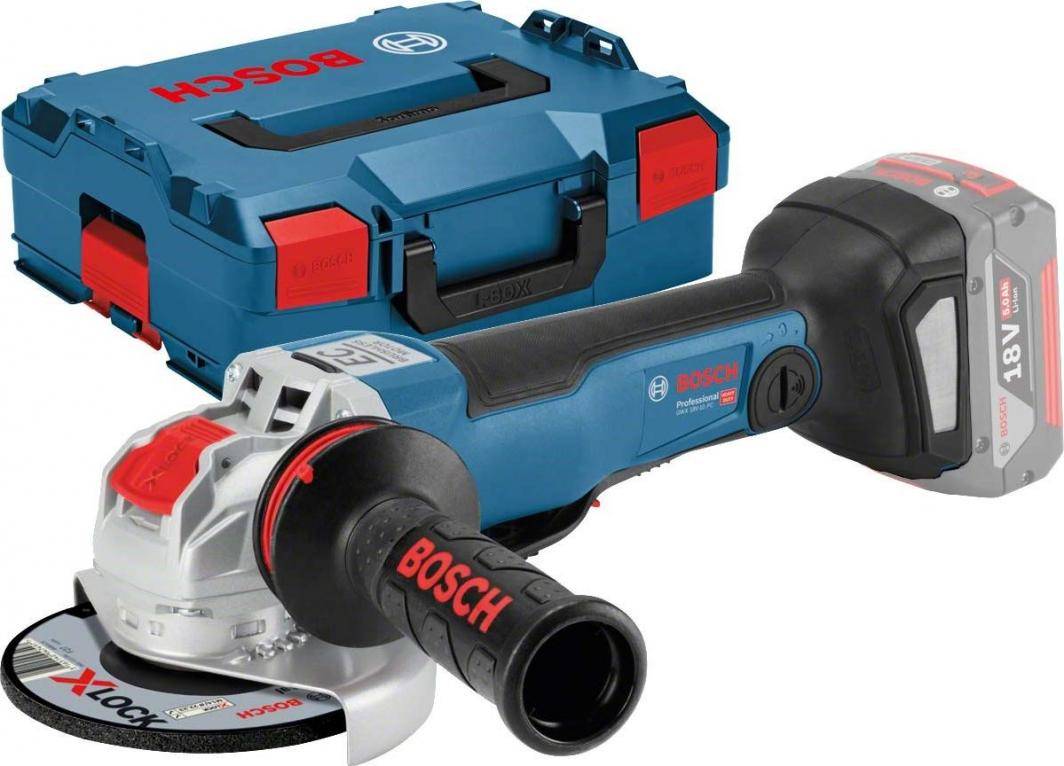 BOSCH SZLIFIERKA KĄTOWA GWX 18V-10 PC X-LOCK SOLO LB